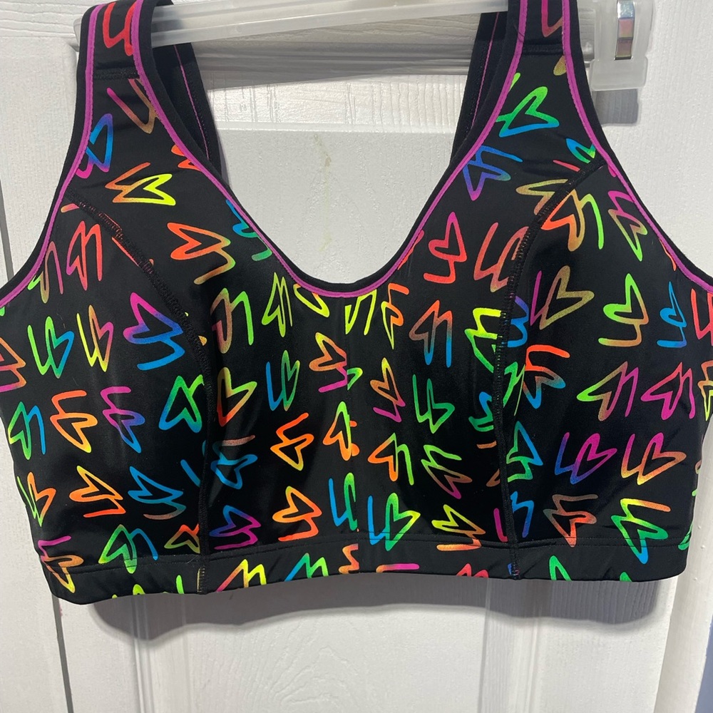 Sport by Cacique( Lane Bryant) Multi colored Sports workout bra
